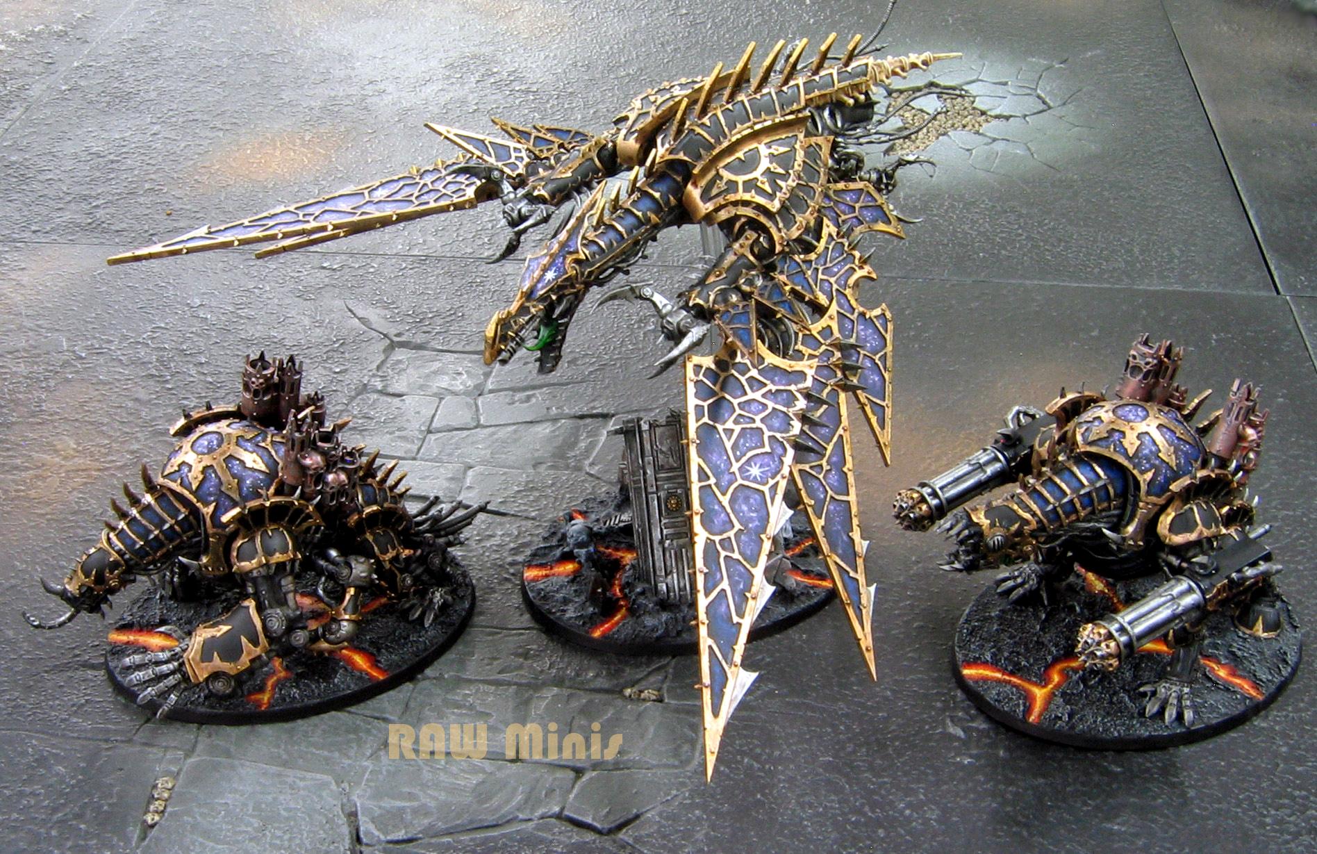 Chaos Daemons, Chaos Space Marines, Daemons, Painting, Vehicle